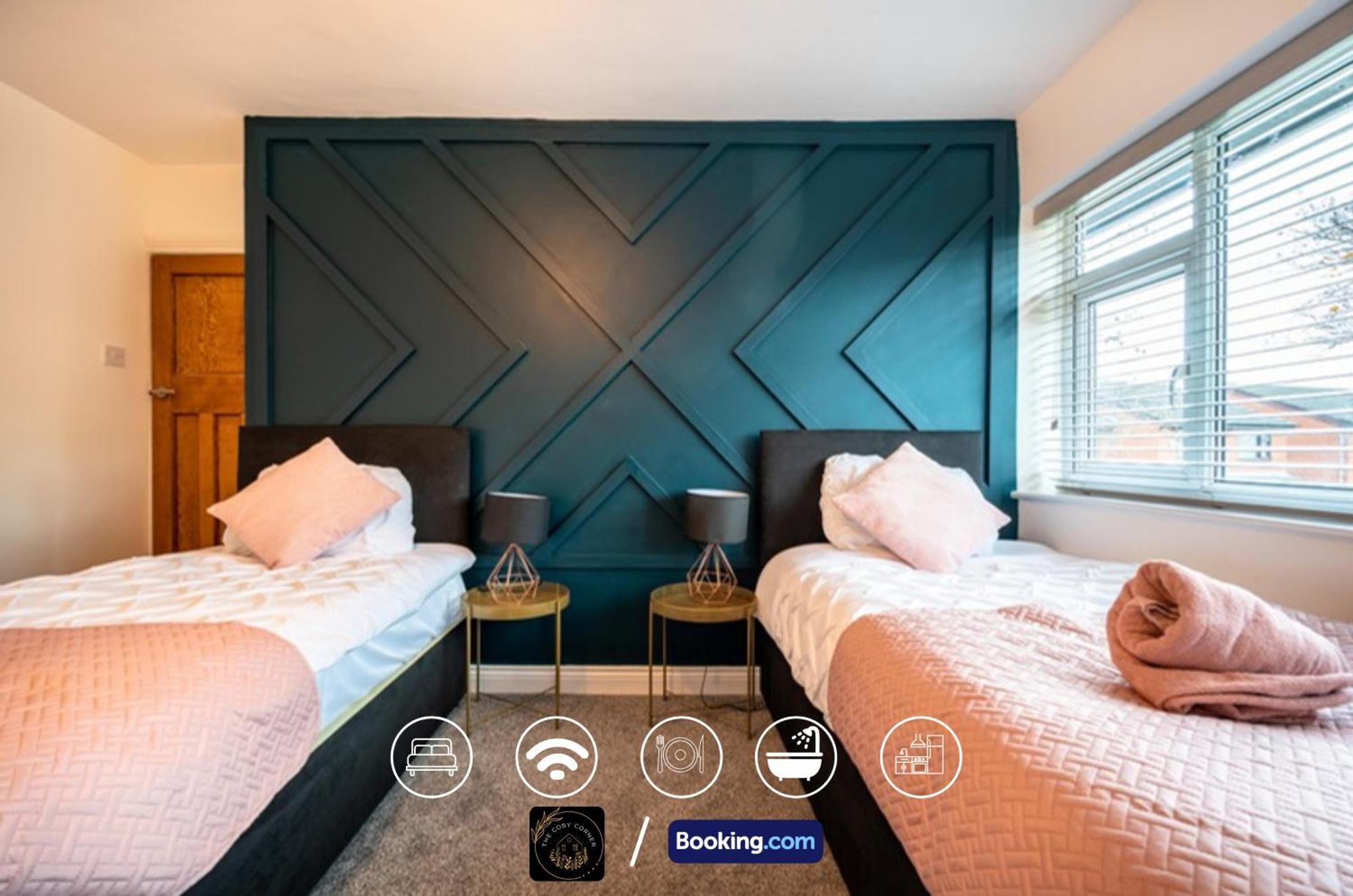 Апартаменты Cosy 3-Bed House, Garden & Free Parking In Stretford Манчестер Экстерьер фото